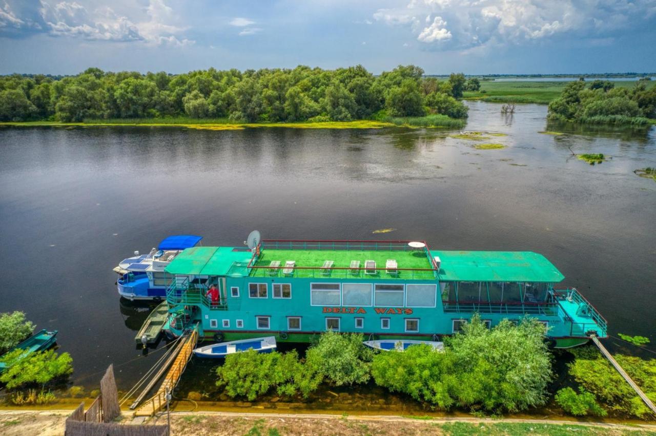 Hotel Restaurant Plutitor Delta Ways Nufaru Exterior foto